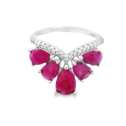 Sterling Silver Ruby Ring ORGMI3156 Sterling Silver Ruby Ring ORGMI3156