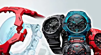 G-SHOCK with Integrated Bezel and Band Construction