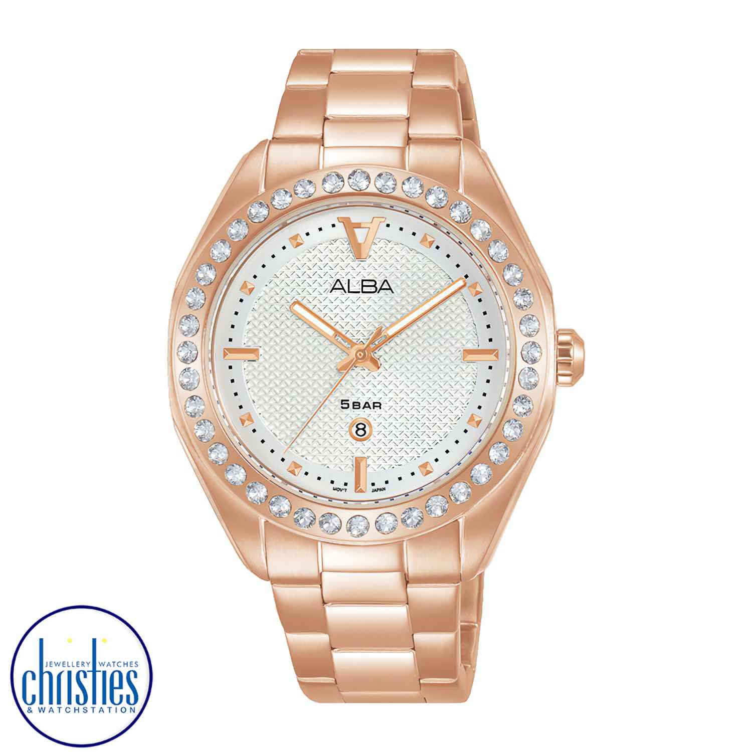 AH7Y18X1 ALBA Prestige Ladies Pink Gold Watch AH7Y18X1 cheap watches nz afterpay AH7Y18X1 ALBA Prestige Ladies Pink Gold Watch ALBA watch original price