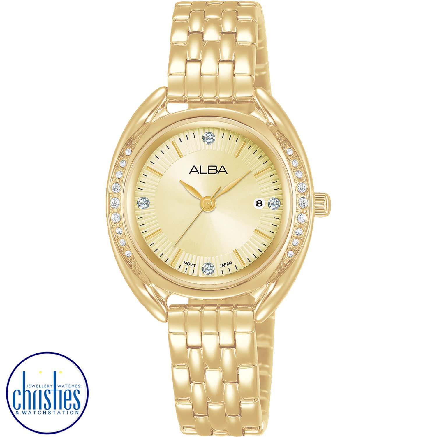 AH7Y80X1 ALBA Prestige Yellow Gold Ladies Watch AH7Y80X1 cheap watches nz afterpay AH7Y80X1 ALBA Prestige Yellow Gold Ladies Watch ALBA watch original price