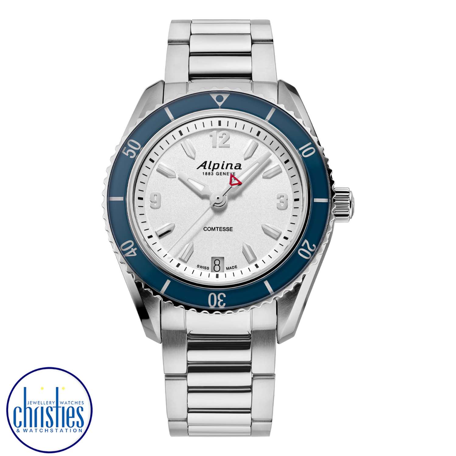 Alpina Comtesse Sport Quartz AL-240S3NC6B. From the very beginning, as far back as 1883, Alpina has been associated with horological innovation.