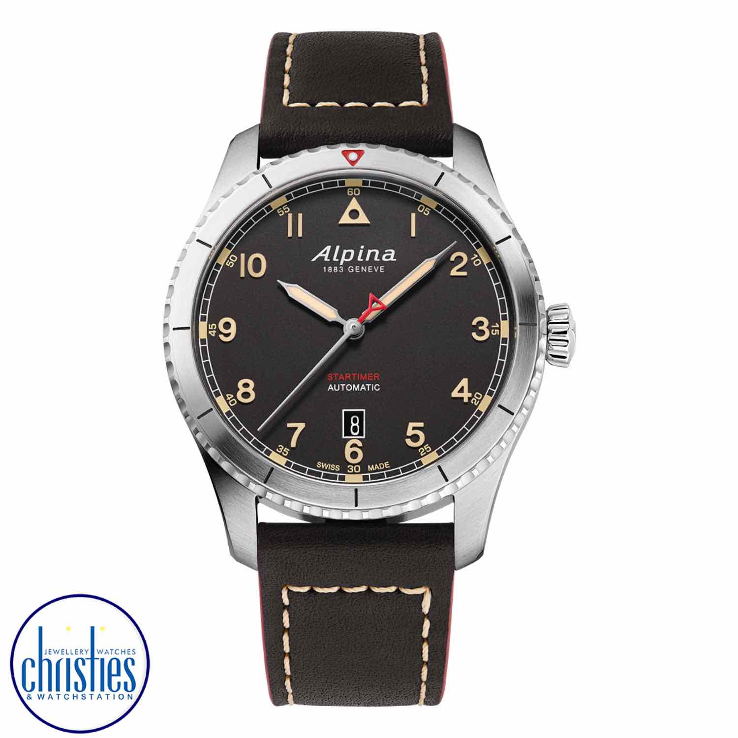 Alpina Startimer Pilot Automatic Black AL-525BBG4S26. From the very beginning, as far back as 1883, Alpina has been associated with horological innovation.