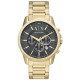 AX1721 A|X Armani Exchange Chronograph Gold Tone Black Dial Watch – Armani Exchange NZ- Location Auckland - Free Delivery - Afterpay and Zip the easy way to pay AX1721 A|X Armani Exchange Chronograph Gold Tone Black Dial Watch by Armani Exchange