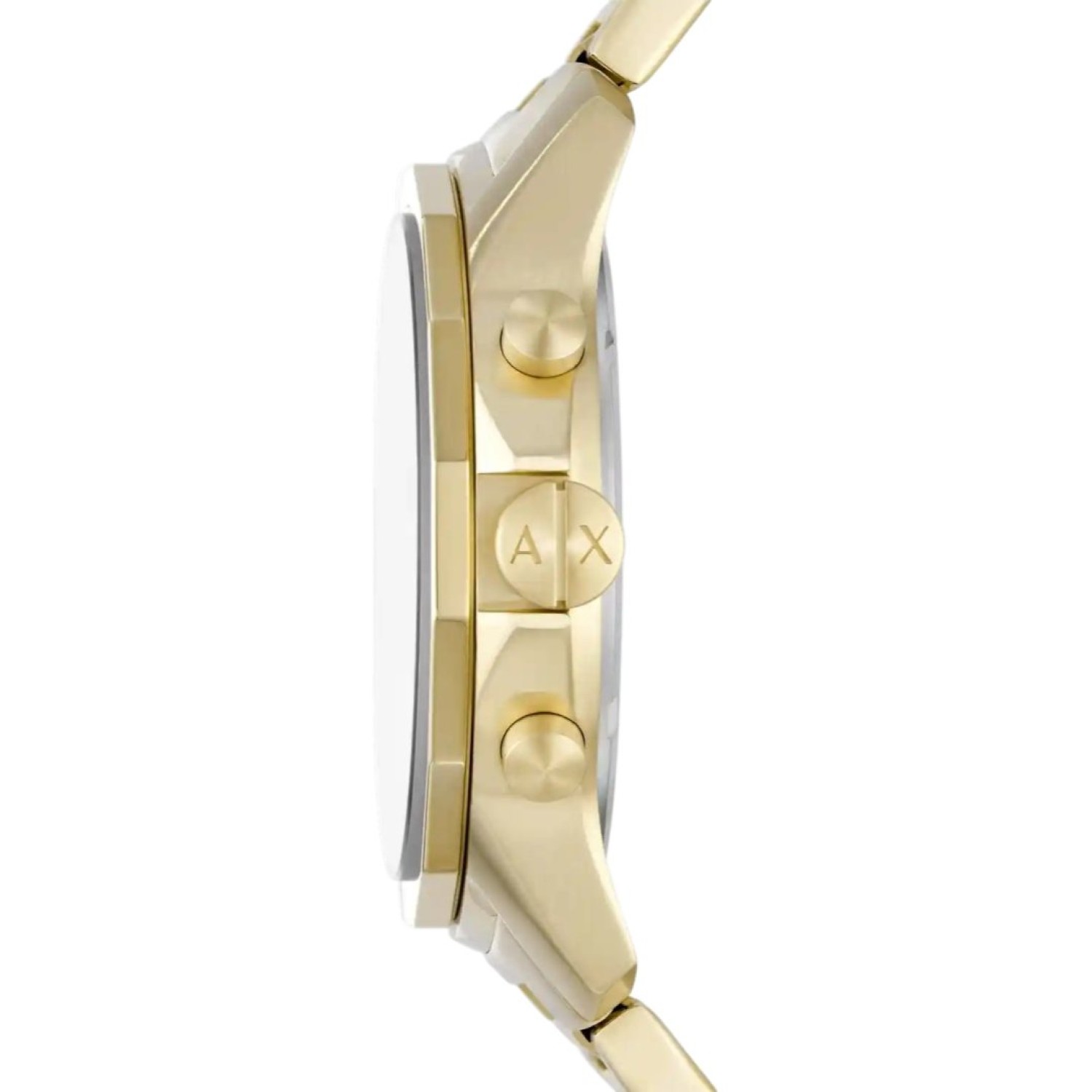 AX1721 A|X Armani Exchange Chronograph Gold Tone Black Dial Watch – Armani Exchange NZ- Location Auckland - Free Delivery - Afterpay and Zip the easy way to pay AX1721 A|X Armani Exchange Chronograph Gold Tone Black Dial Watch by Armani Exchange