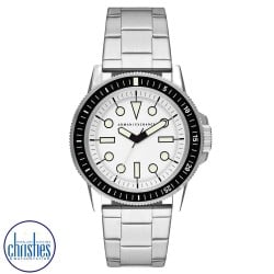 AX1853 A|X Armani Exchange Three-Hand Stainless Steel Watch
