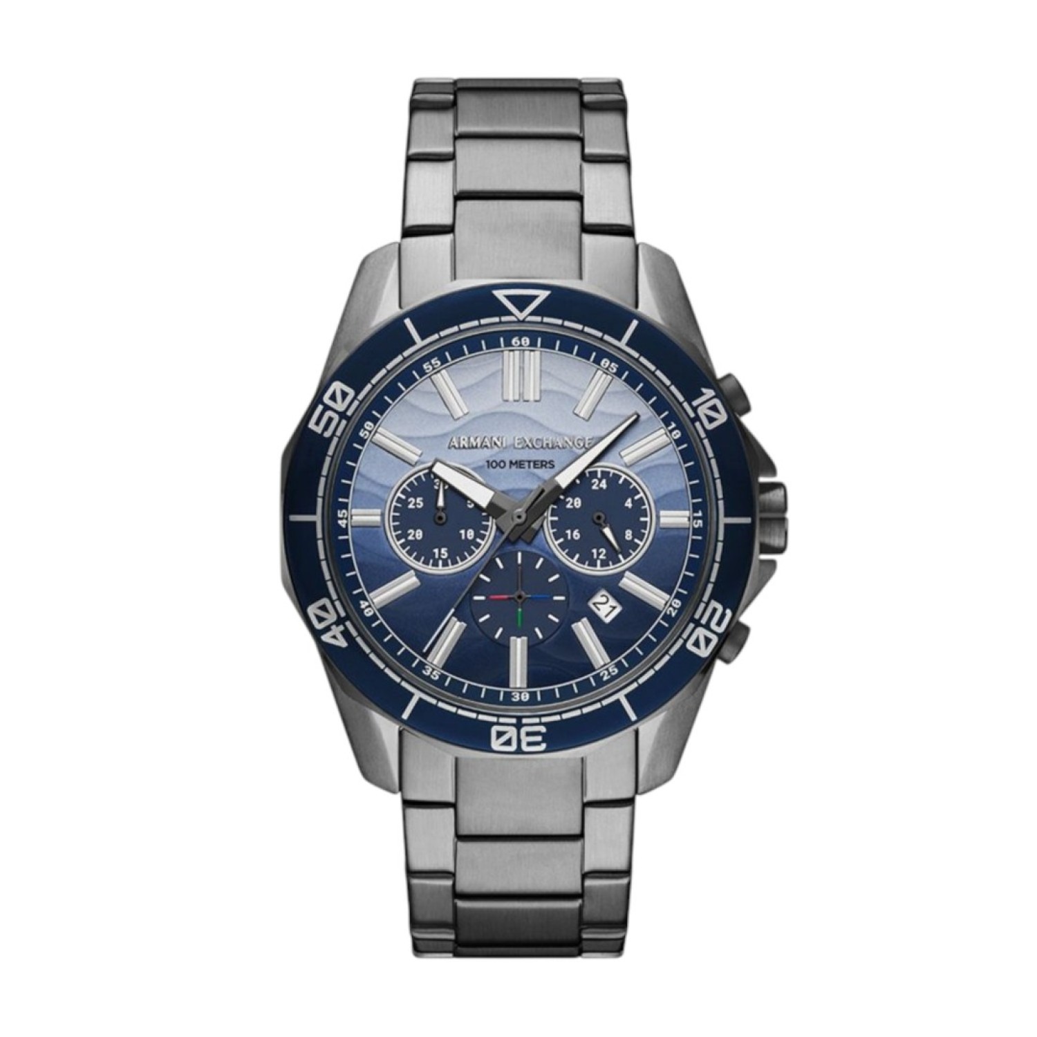 AX1967 A|X Armani Exchange Spencer Blue-Dial Gunmetal – Armani Exchange NZ- Location Auckland - Free Delivery - Afterpay, Laybuy and Zip the easy way to pay AX1967 A|X Armani Exchange Spencer Blue-Dial Gunmetal by Armani Exchange NZ- Location Auckland - Free Delivery - Afterpay, Laybuy and Zip the easy way to pay