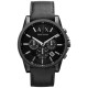 AX2098 A|X Armani Exchange Chronograph Black Leather Strap Watch – Armani Exchange NZ- Location Auckland - Free Delivery - Afterpay and Zip the easy way to pay AX2098 A|X Armani Exchange Chronograph Black Leather Strap Watch by Armani Exchange