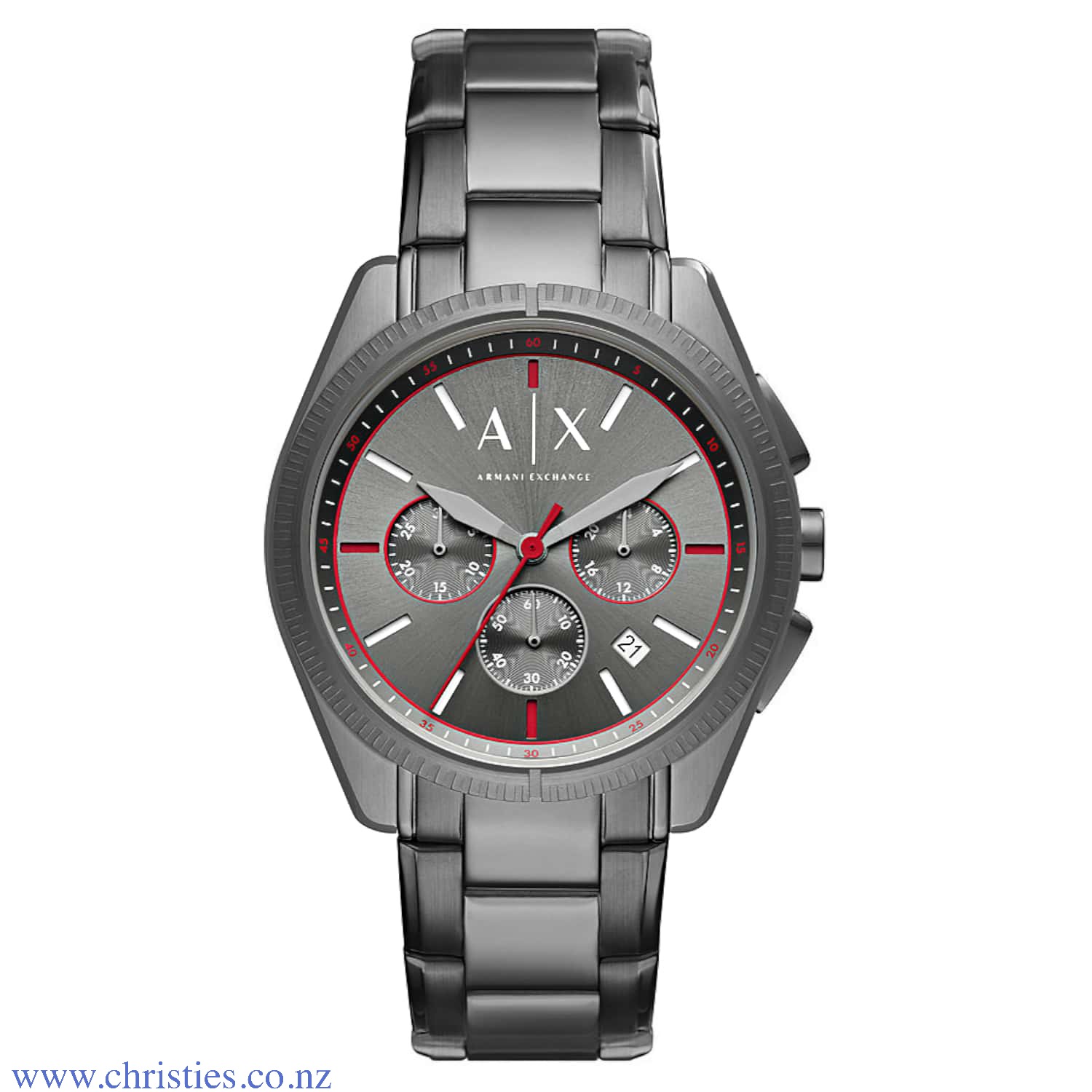 AX2851 A|X Armani Exchange Horloge Watch AX2851 Afterpay AX2851 A|X Armani Exchange Horloge Watch. The Armani Exchange Giacomo AX2850 is a practical and attractive gents watch. Case is made out of stainless steel with a blue dial. LAYBUY - Pay it easy, in 6 weekly payments and have it now. Only pay the pric e
