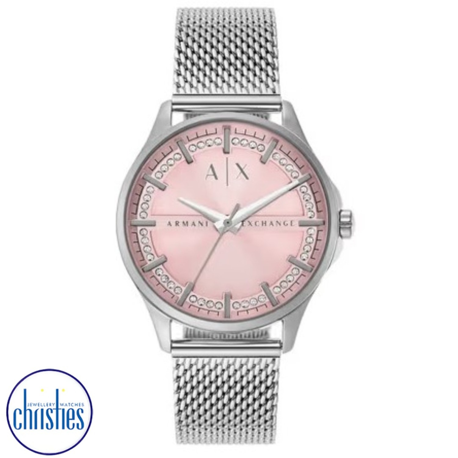 Christies Jewellery - AX5273 A|X Armani Exchange Stainless Steel Mesh Watch Watches Auckland NZ AX5273 A|X Armani Exchange Stainless Steel Mesh Watch AX5273 Watches Auckland