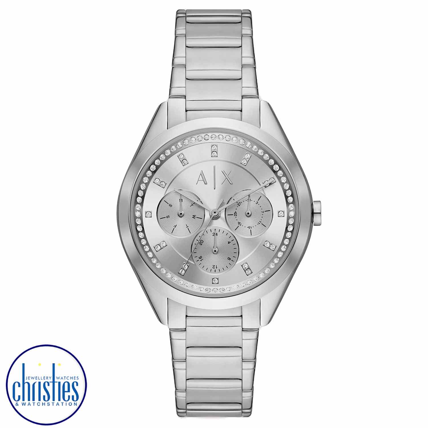 AX5654 A|X Armani Exchange LADY GIACOMO Multifunction Stainless Steel Watch. AX5654 A|X Armani Exchange Multifunction Stainless Steel WatchAfterpay - Split your purchase into 4 instalments - Pay for your purchase over 4 instalments, due every two weeks.