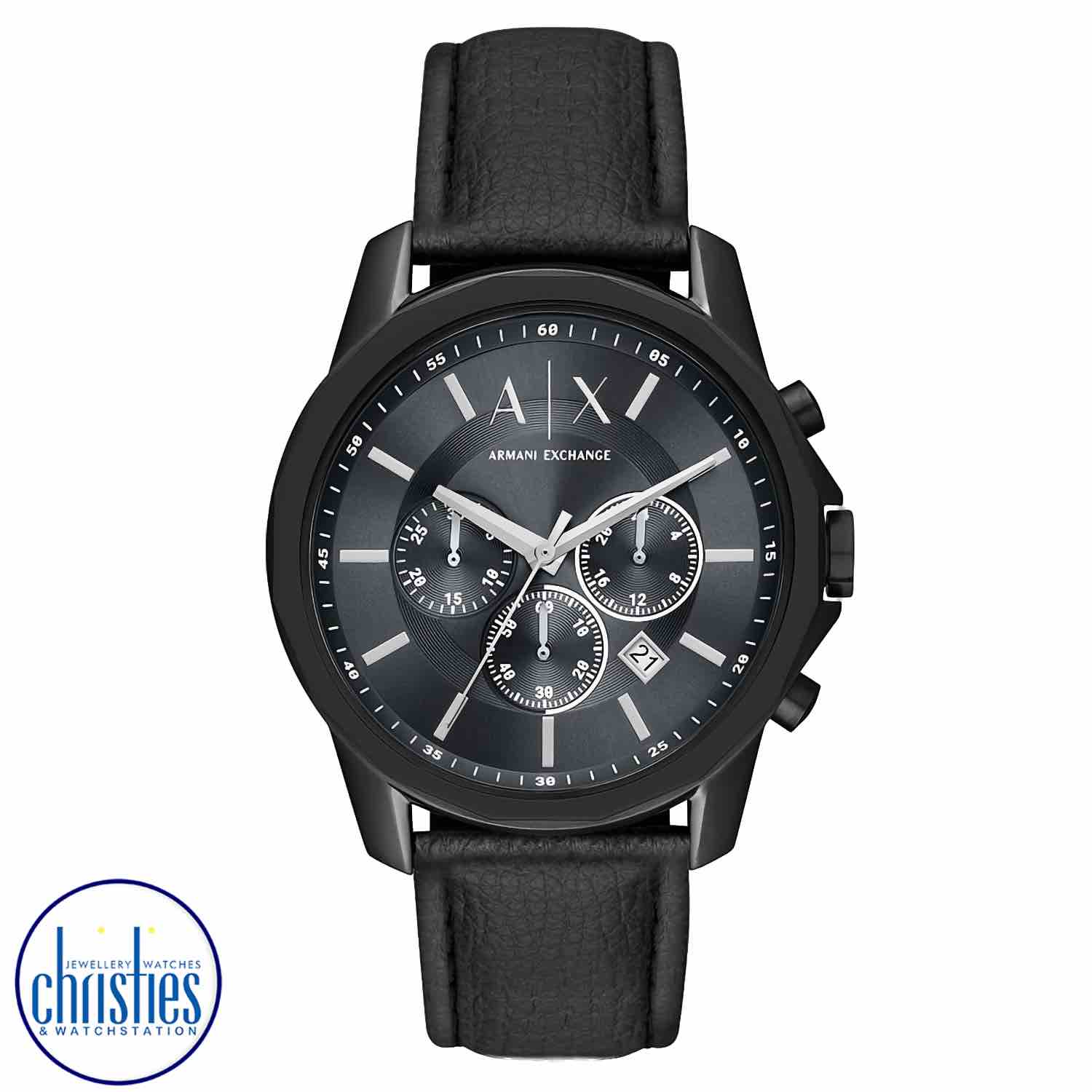AX1724 A|X Armani Exchange Chronograph Black Leather Watch. AX1724 A|X Armani Exchange Chronograph Black Leather WatchLAYBUY - Pay it easy, in 6 weekly payments and have it now.