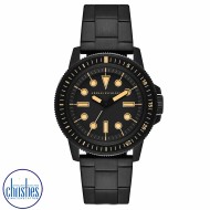 AX1855 A|X Armani Exchange Three-Hand Black Stainless Steel Watch