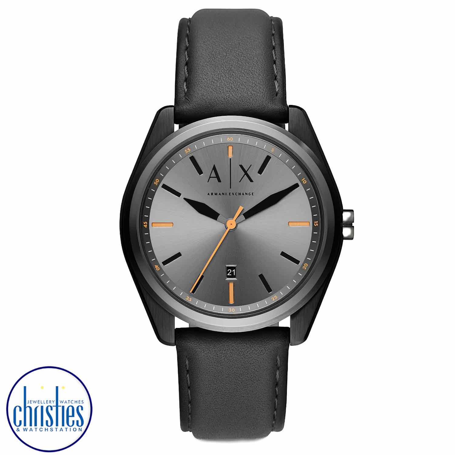 AX2859 A|X Armani Exchange Three-Hand Black Leather Watch. AX2859 A|X Armani Exchange Three-Hand Black Leather WatchAfterpay - Split your purchase into 4 instalments - Pay for your purchase over 4 instalments, due every two weeks.