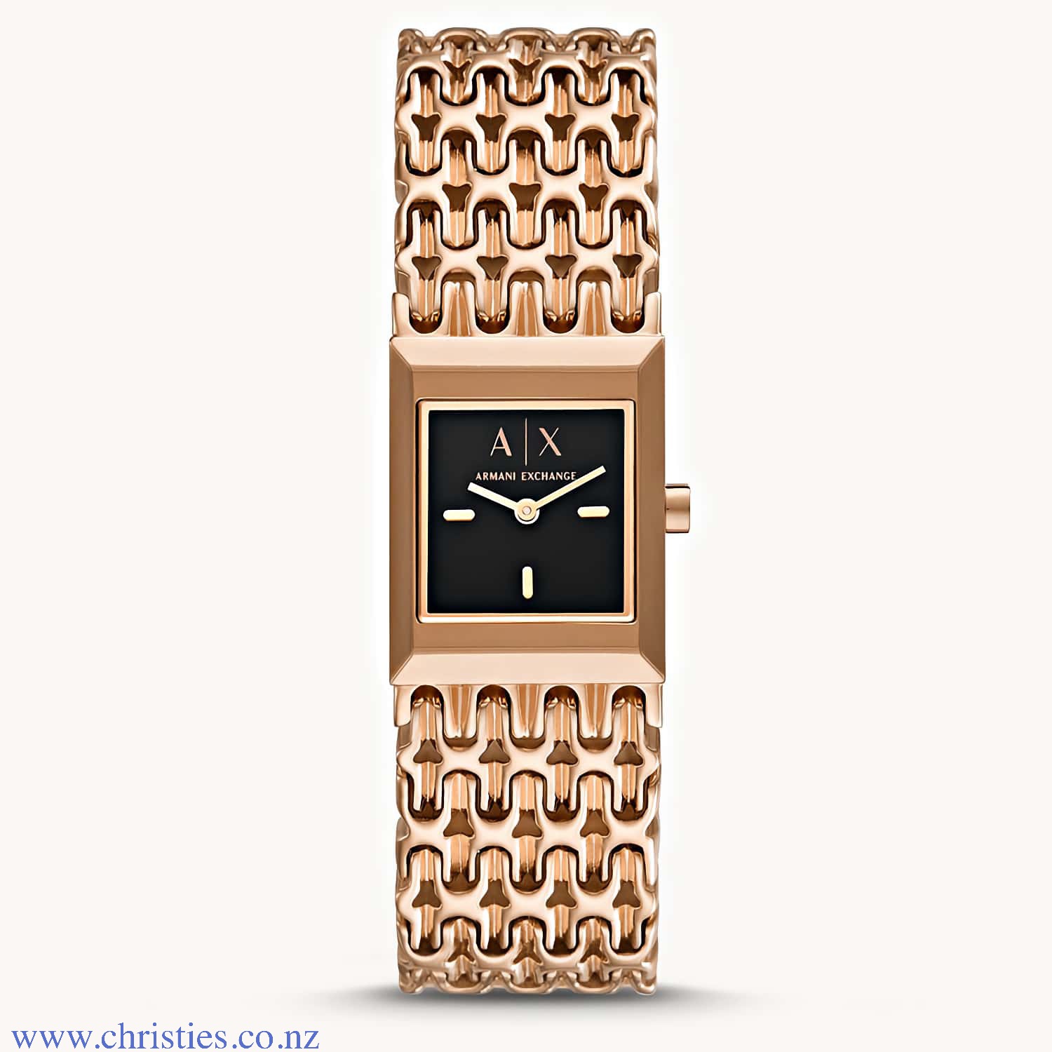 AX5910 A|X Armani Exchange Ladies Rose Gold Tone Watch. AX5909 A|X Armani Exchange Ladies Gold Tone Watch  LAYBUY - Pay it easy, in 6 weekly payments and have it now. Only pay the price of your purchase, when you pay your instalments on time. A late fee m