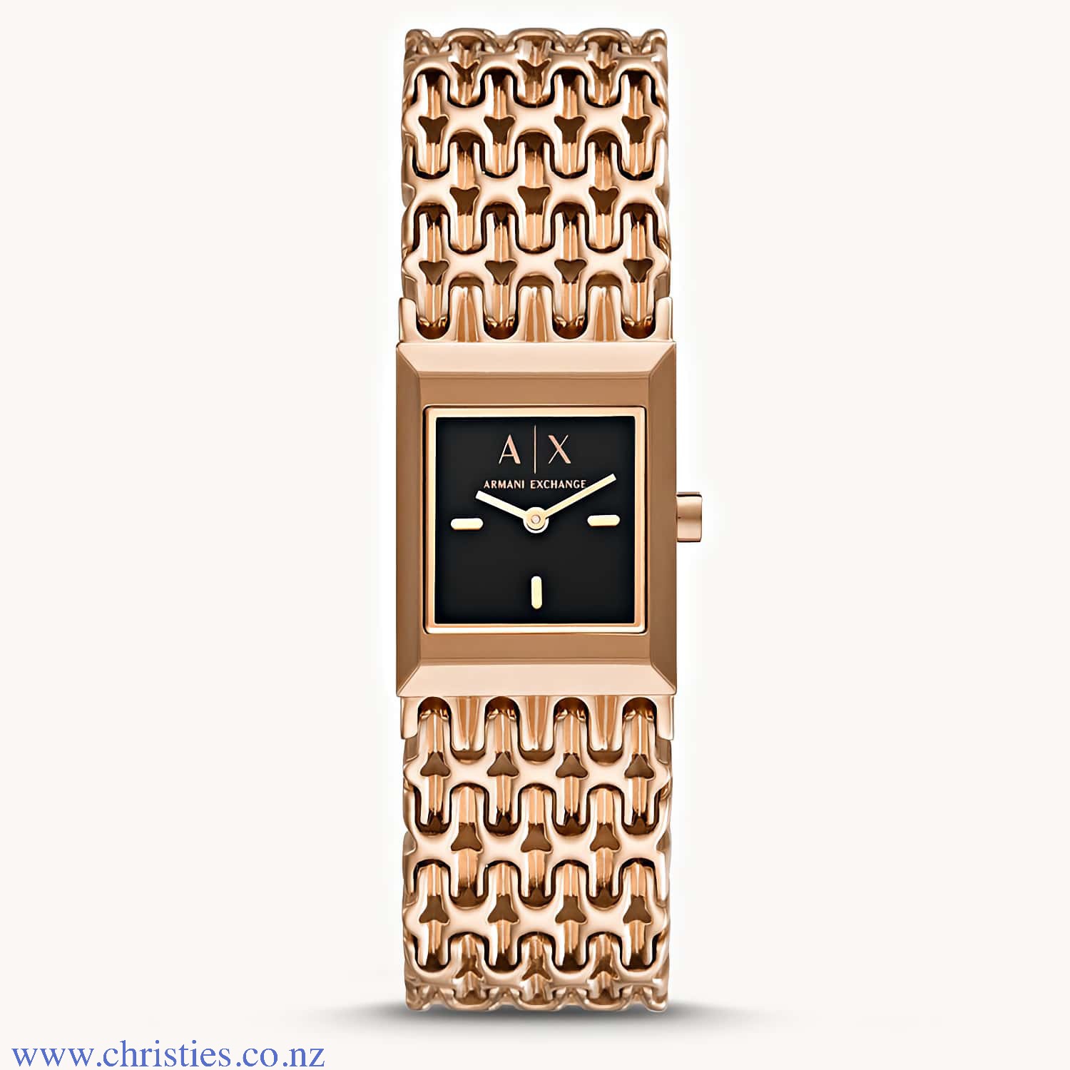 AX5910 A|X Armani Exchange Ladies Rose Gold Tone Watch AX5910 Afterpay AX5910 A|X Armani Exchange Ladies Rose Gold Tone Watch. AX5909 A|X Armani Exchange Ladies Gold Tone Watch LAYBUY - Pay it easy, in 6 weekly payments and have it now. Only pay the price of your purchase, when you pay your instalments on time. A late fee m