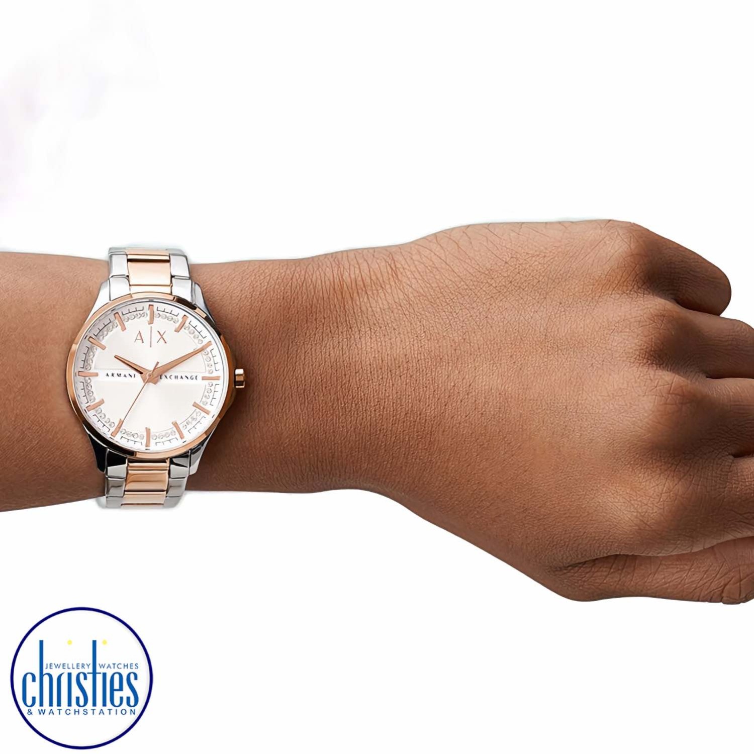 AX5258 A|X Armani Exchange Three-Hand Two-Tone Stainless Steel Watch AX5258 A|X Armani Exchange Three-Hand Two-Tone Stainless Steel Watch. AX5258 A|X Armani Exchange Three-Hand Two-Tone Stainless Steel WatchAfterpay - Split your purchase into 4 instalments - Pay for your purchase over 4 instalments, due every two weeks.