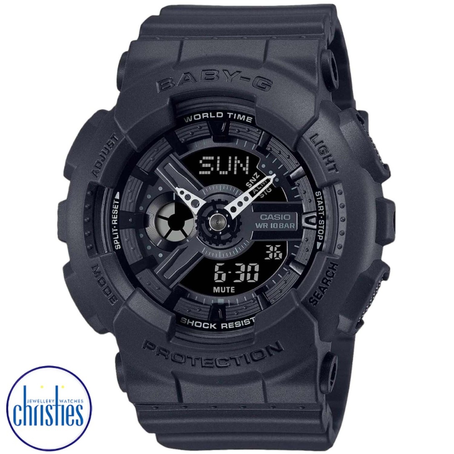 BA110XBC-1A Casio BABY-G Ana-Digi Watch. Slip on a splash of clean, fresh colour with an eye-catcher inspired by the popular design of the G-SHOCK GA-110. Baby-G watches price