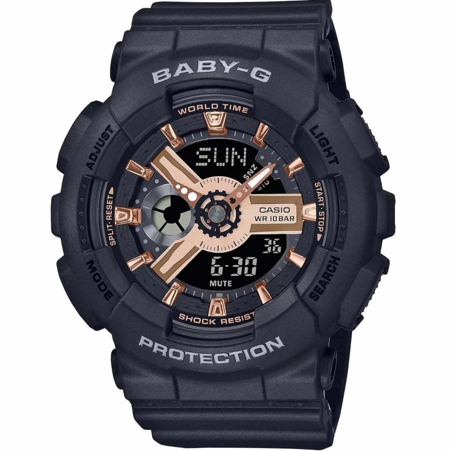 BA110XRG-1A Casio BABY-G Pink Gold Watch.casio watches nz sale $279.00