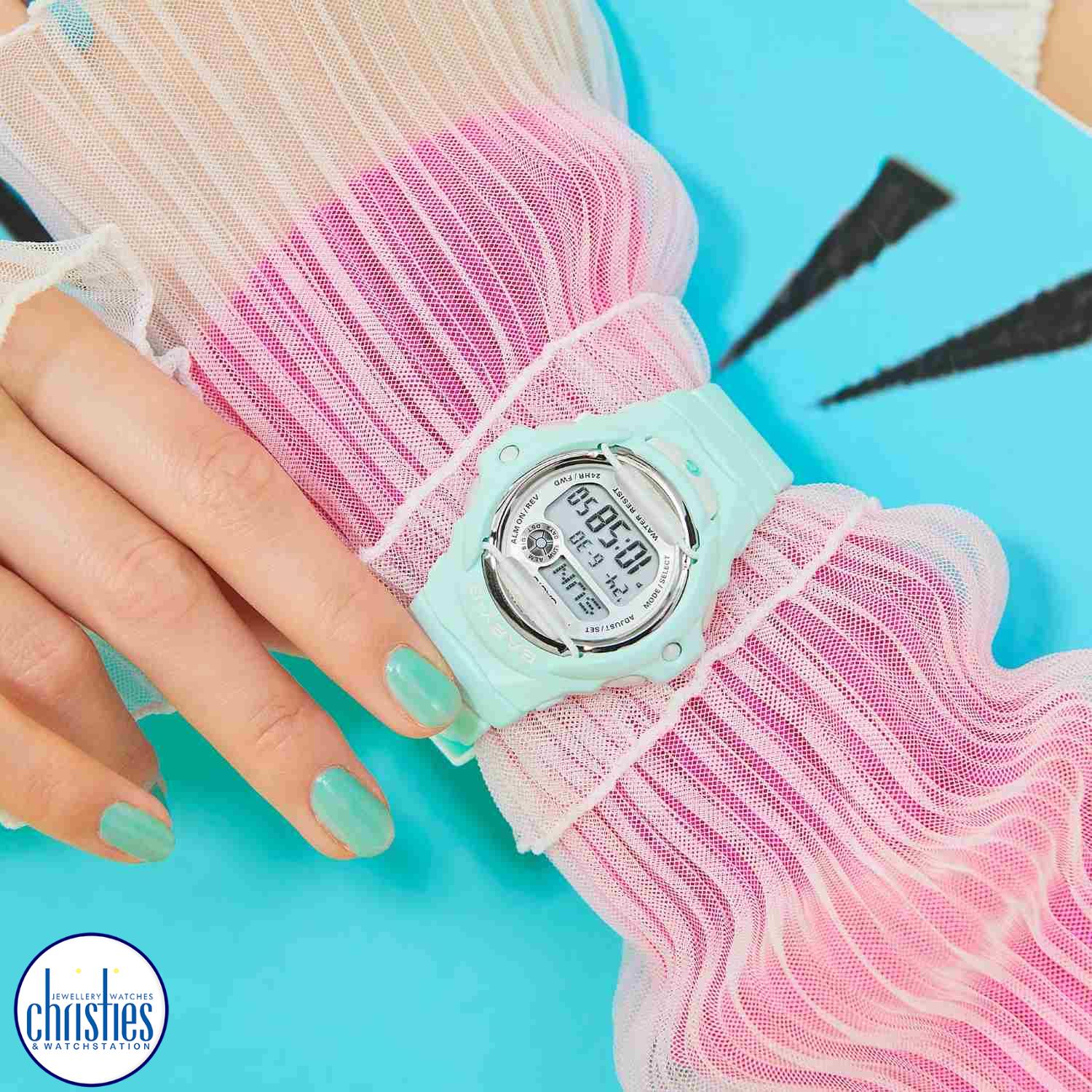 Christies Jewellery - BG-169U-3 Casio Baby-G Pastel Mint Green Watches Auckland NZ BG-169U-3 Casio Baby-G Pastel Mint Green BG-169M-1 Watches Auckland