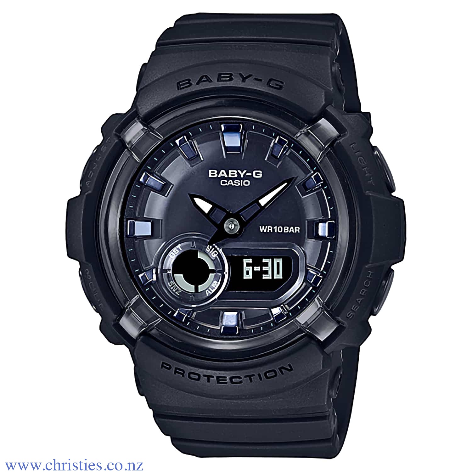 BGA280-1A Casio Baby-G Watch BGA-280-1A Afterpay BGA280-1A Casio Baby-G Watch. The BGA-280 Series layers multiple parts to create innovative and colourful designs. The round cases of these models and the cute impression of their hefty forms are complemented by the sporty touch of the m @christies.onli
