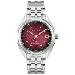 96B401 Bulova Classic Jet Star RED Dial Watch
