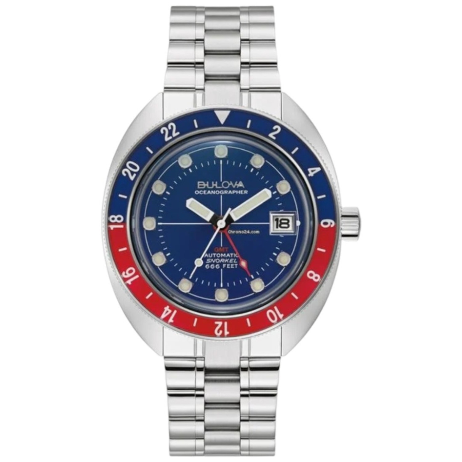 96B405 Bulova GMT Divers Watch – Bulova Watches NZ and Auckland - Free Delivery - Afterpay, Laybuy and Zip the easy way to pay - NZ Watches 96B405 Bulova GMT Divers Watch by Bulova Watches