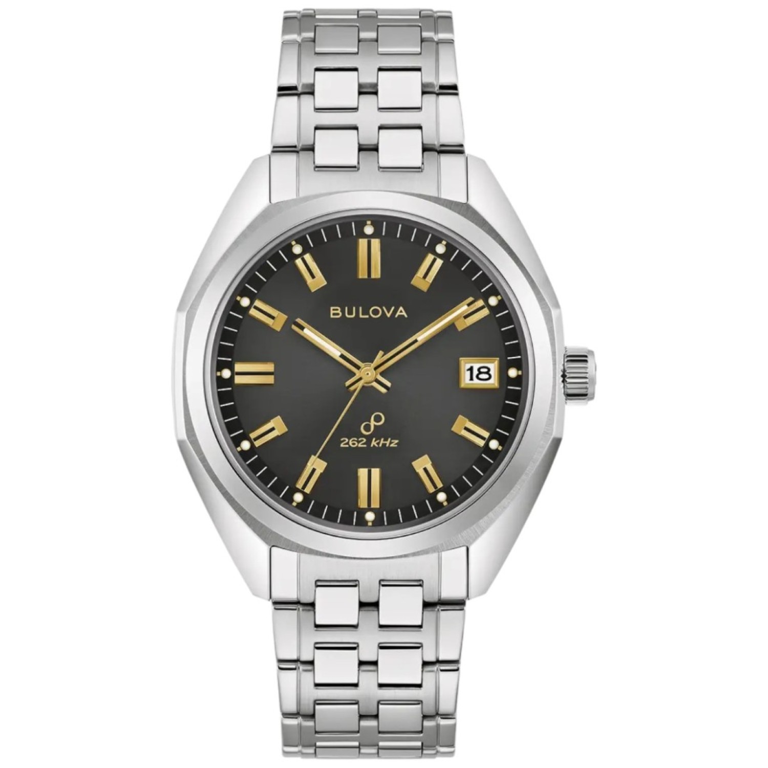 96B415 Bulova Classic Jet Star Black Dial Gold Marking Watch by Bulova Watches