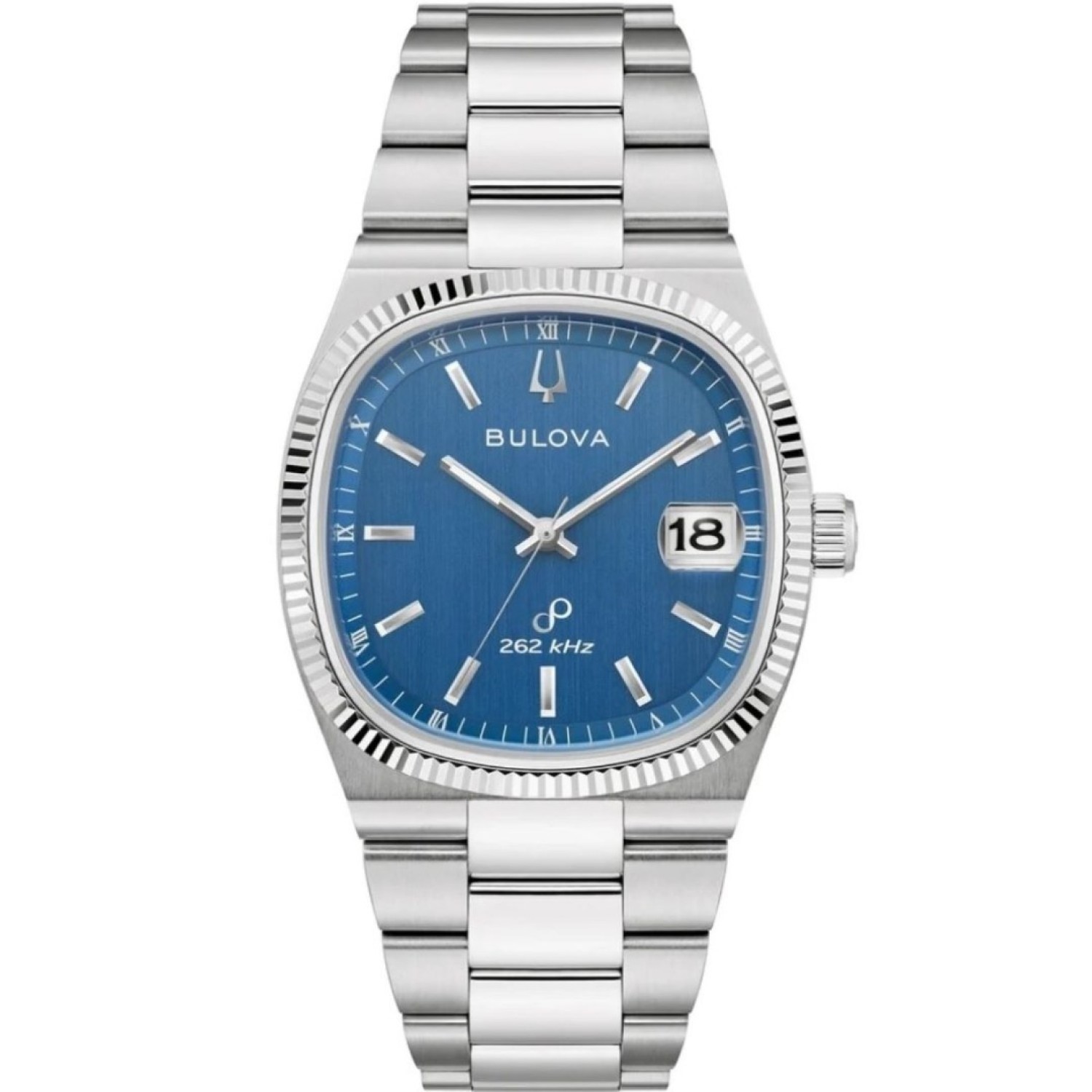 Christies Jewellery - 96B440 Bulova Blue Dial Elegance Auckland NZ 96B440 Bulova Blue Dial Elegance 96B440 Bulova Watches NZ and Auckland - Stainless Steel casing with Blue Colour Dial