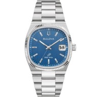 96B440 Bulova Blue Dial Elegance