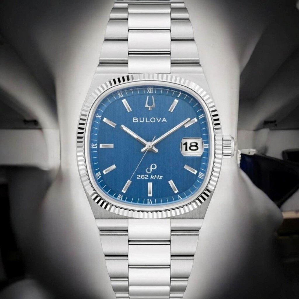 96B440 Bulova Blue Dial Elegance Timeless Precisionist Watch Christies Jewellery Watches