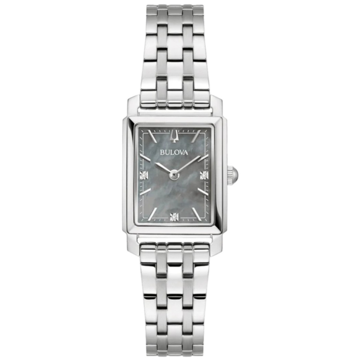96P252 Bulova Sutton Grey Dial Ladies Watch – Bulova Watches NZ and Auckland - Free Delivery - Afterpay, Laybuy and Zip the easy way to pay - NZ Watches 96P252 Bulova Sutton Grey Dial Ladies Watch by Bulova Watches