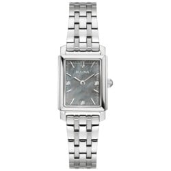 96P252 Bulova Sutton Grey Dial Ladies Watch 