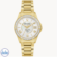 98R294 Bulova Womens Marine Star Diamond Watch