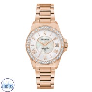 98R295 Bulova Womens Marine Star Diamond Watch