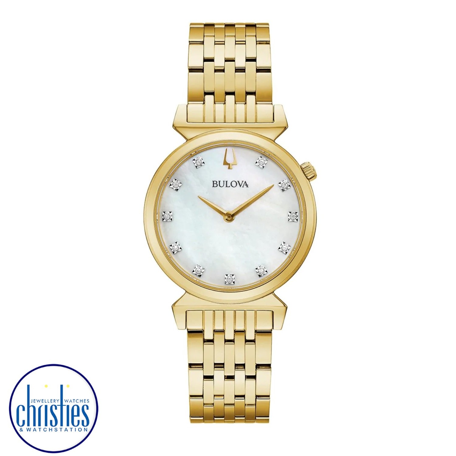 Christies Jewellery - 98P220 Bulova Sutton Mother of Pearl Diamond Quartz Ladies Watch Watches NZ 98P220 Bulova Sutton Mother of Pearl Diamond Quartz Ladies Watch Watches NZ