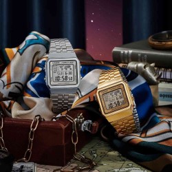 A500WGA-9D CASIO Vintage Digital Gold Watch