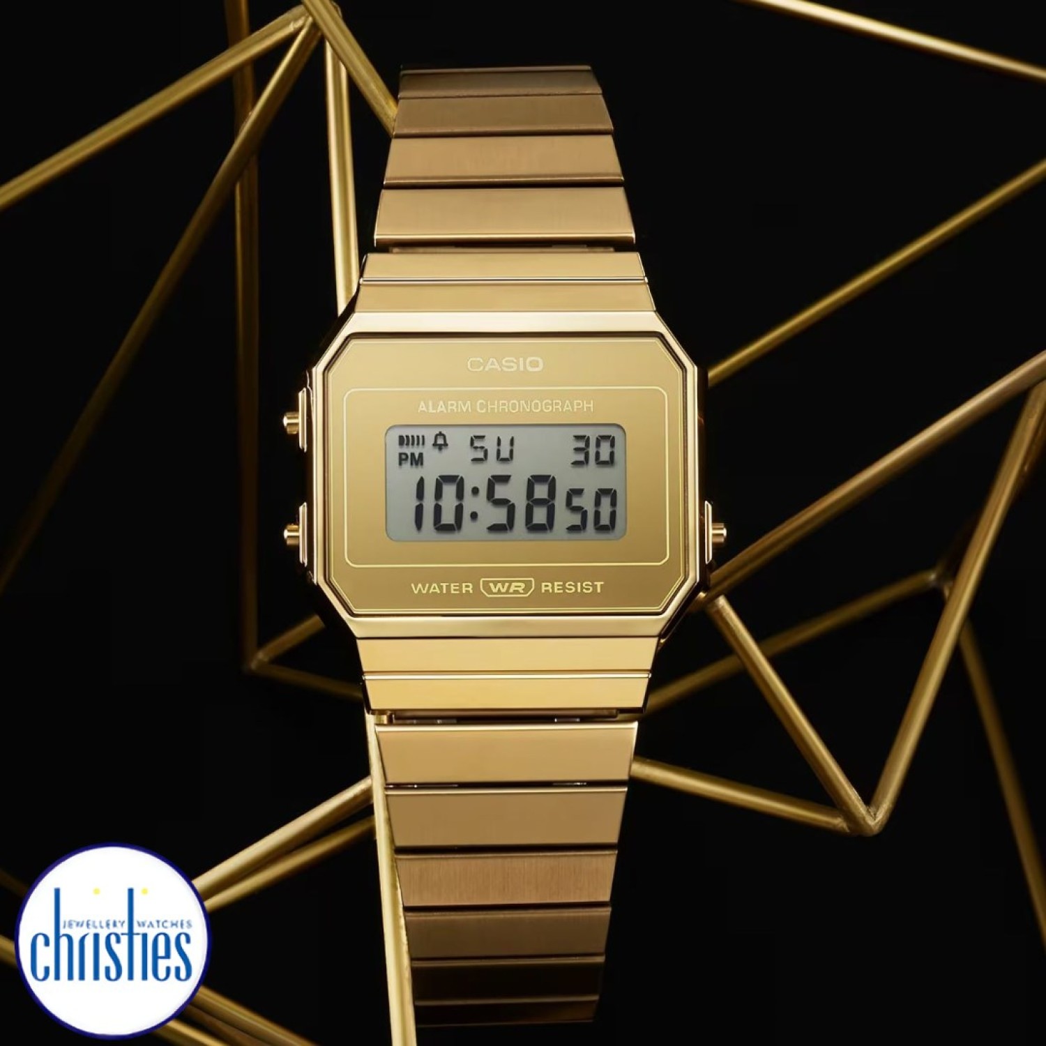 Christies Jewellery - A700WEVG-9A CASIO Vintage Digital Gold Watch Watches Auckland NZ A700WEVG-9A CASIO Vintage Digital Gold Watch A700WEVG-9 Casio New Zealand and Auckland - Free Delivery - Afterpay, Laybuy and Zip the easy way to pay - Cheap Casio Watches Auckland