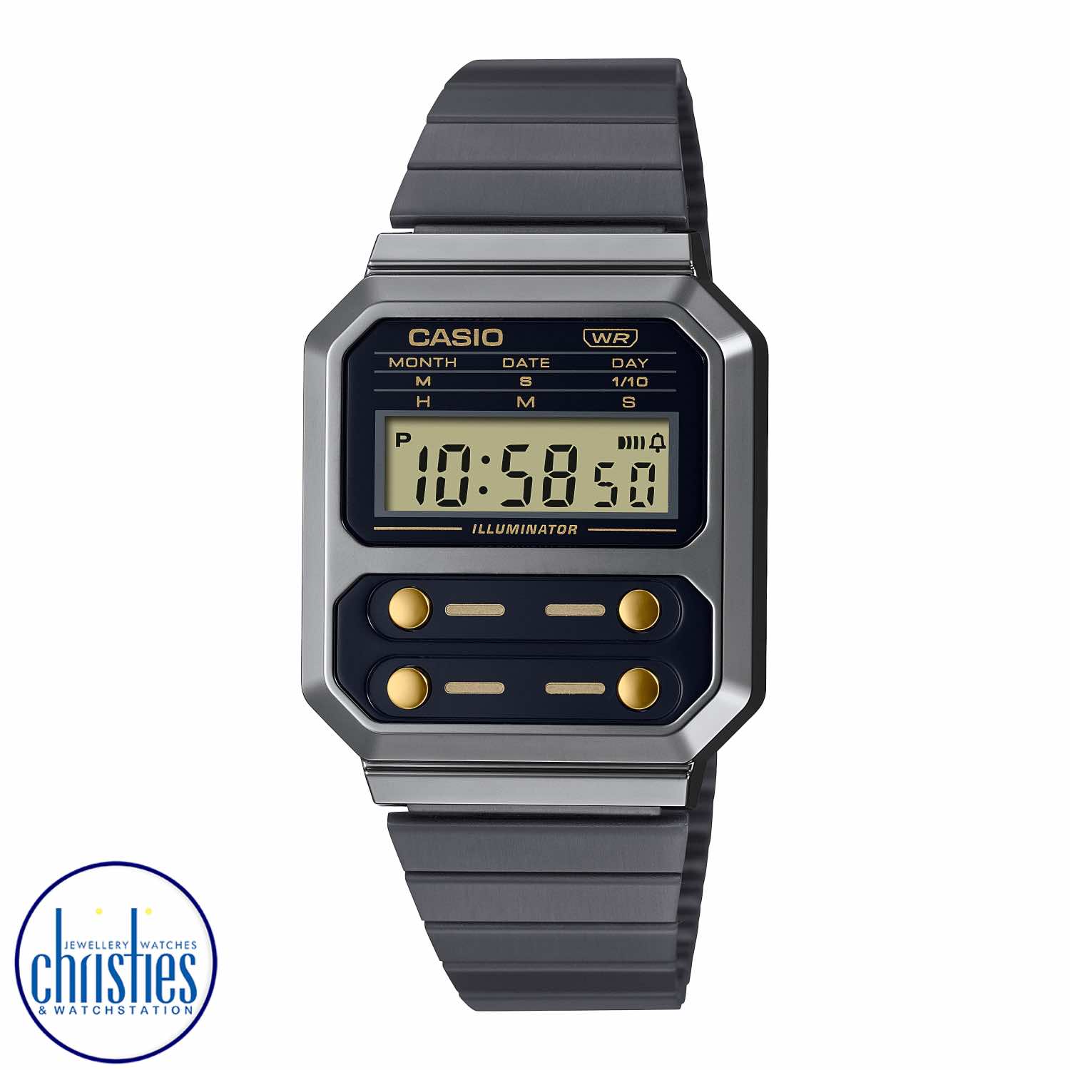 A100WE-1A2 CASIO Vintage Collection Watch A100WE-1A2 g-shock military A100WE-1A2 CASIO Vintage Collection Watch men's casio g-shock nz