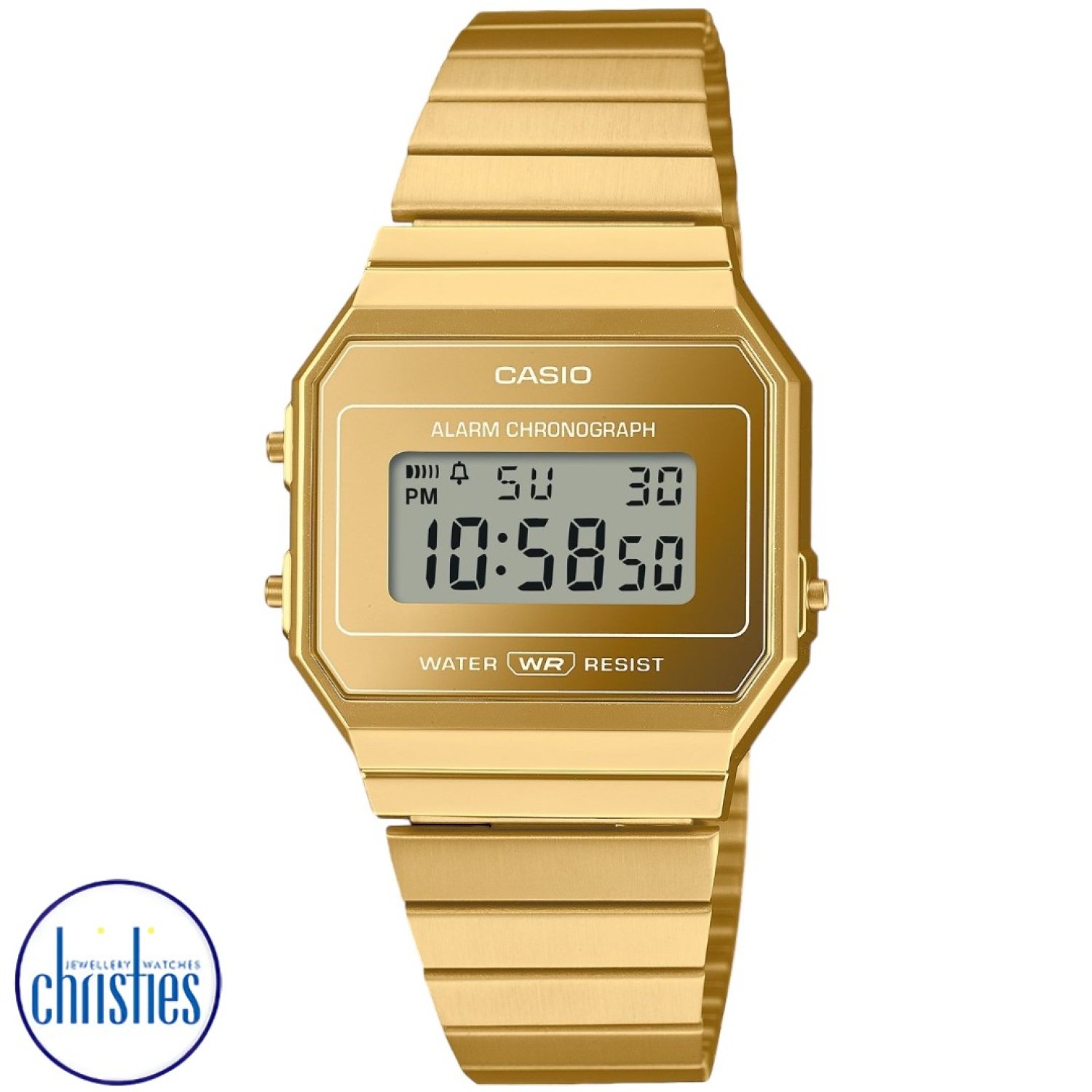 Christies Jewellery - A700WEVG-9A CASIO Vintage Digital Gold Watch Watches Auckland NZ A700WEVG-9A CASIO Vintage Digital Gold Watch A700WEVG-9 Casio New Zealand and Auckland - Free Delivery - Afterpay, Laybuy and Zip the easy way to pay - Cheap Casio Watches Auckland