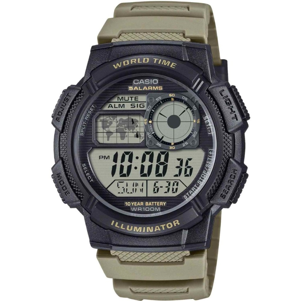 AE1000W-5A Casio Multi Alarm Watch – Casio New Zealand and