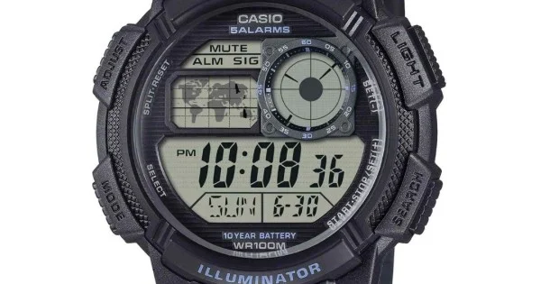 AE1000W-8A Casio Multi Alarm Watch – Casio New Zealand and