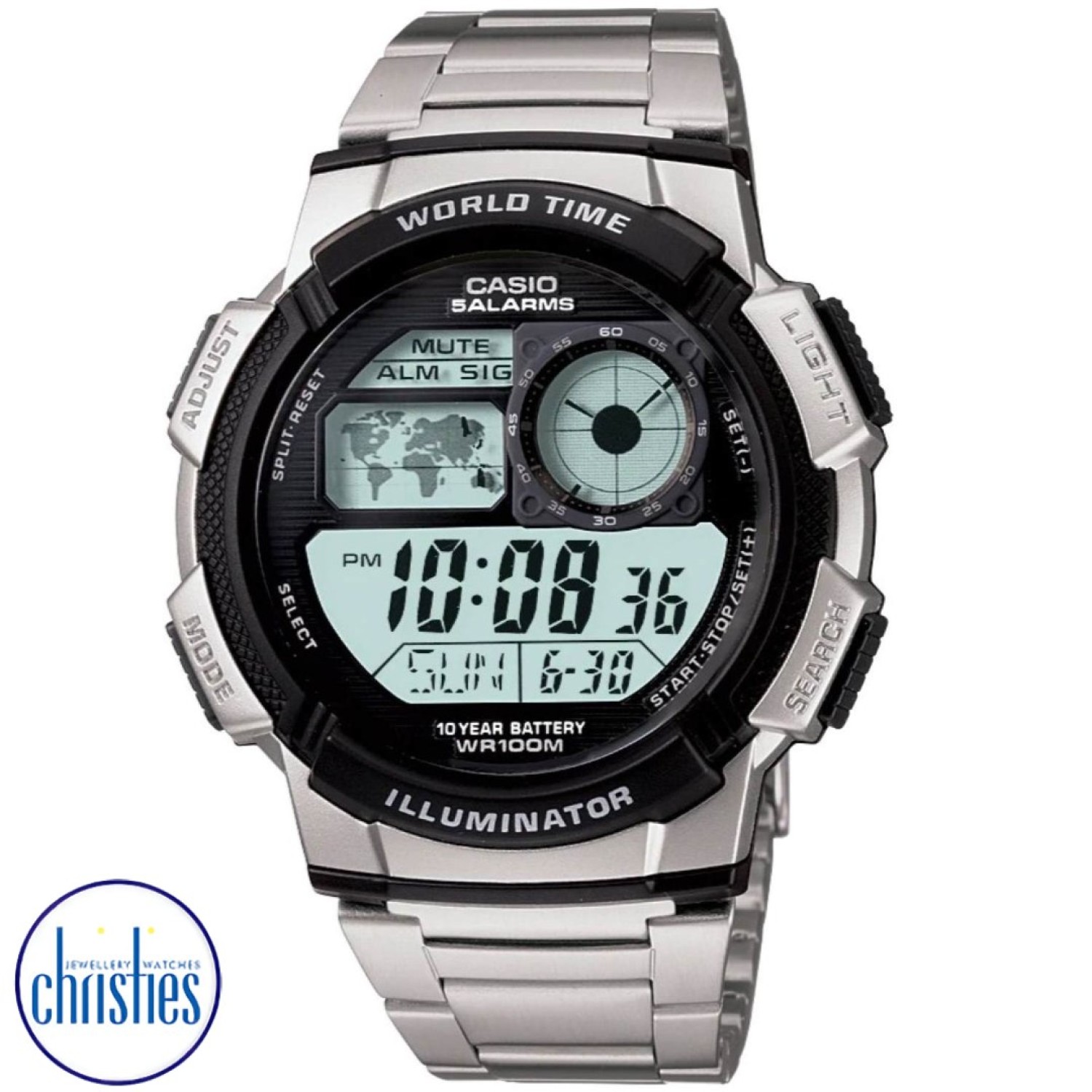 AE1000WD-1A Casio Multi Alarm Watch. Humm -Buy Little things up to $1000 and choose 10 weekly or 5 fortnightly payments with no interest. Late payment fee of $10 will apply. 2 Year Casio Guarantee which is only available at authorised New Zeala @christies
