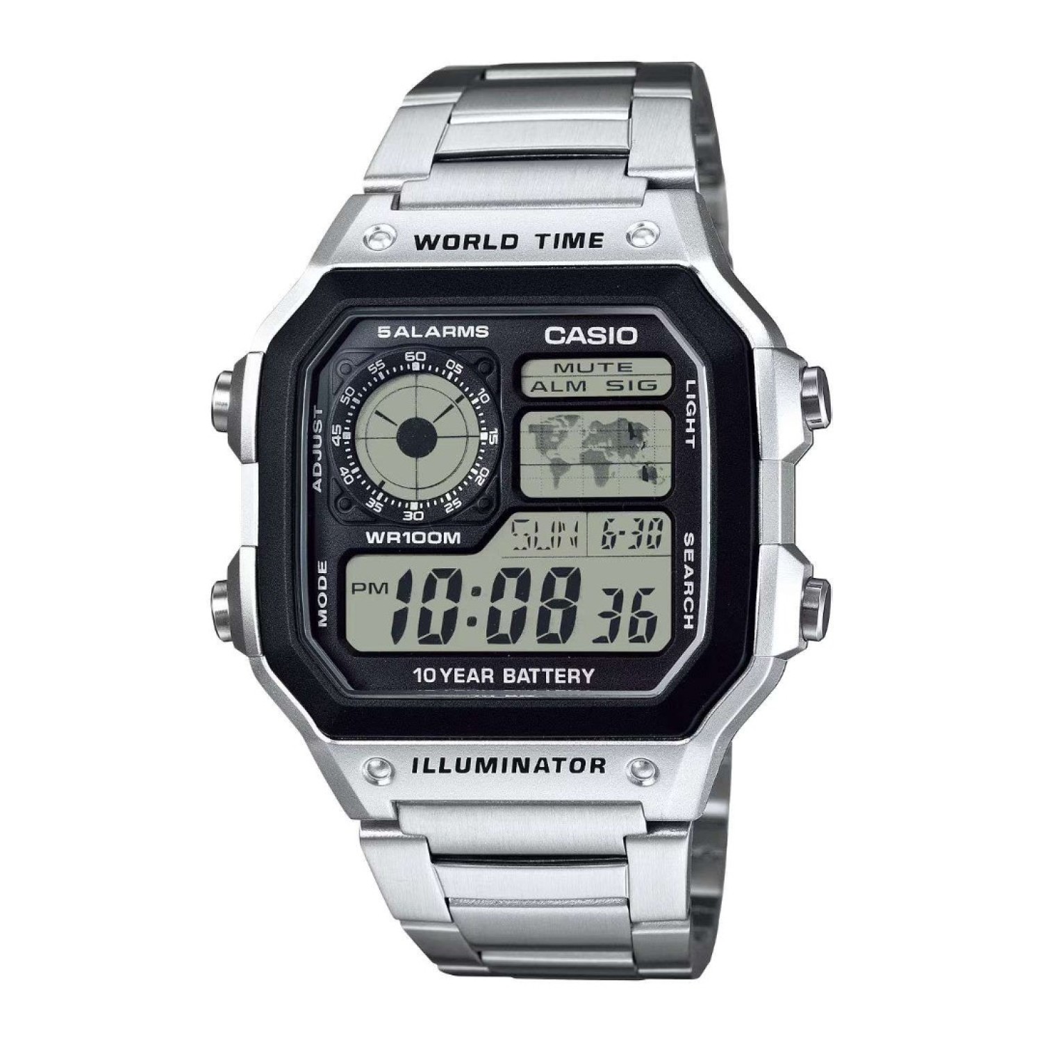 AE1200WHD-1A Casio Digital Watch – Casio New Zealand and Auckland - Free Delivery - Afterpay, Laybuy and Zip the easy way to pay - Cheap Casio Watches Auckland AE1200WHD-1A Casio Digital Watch by Casio