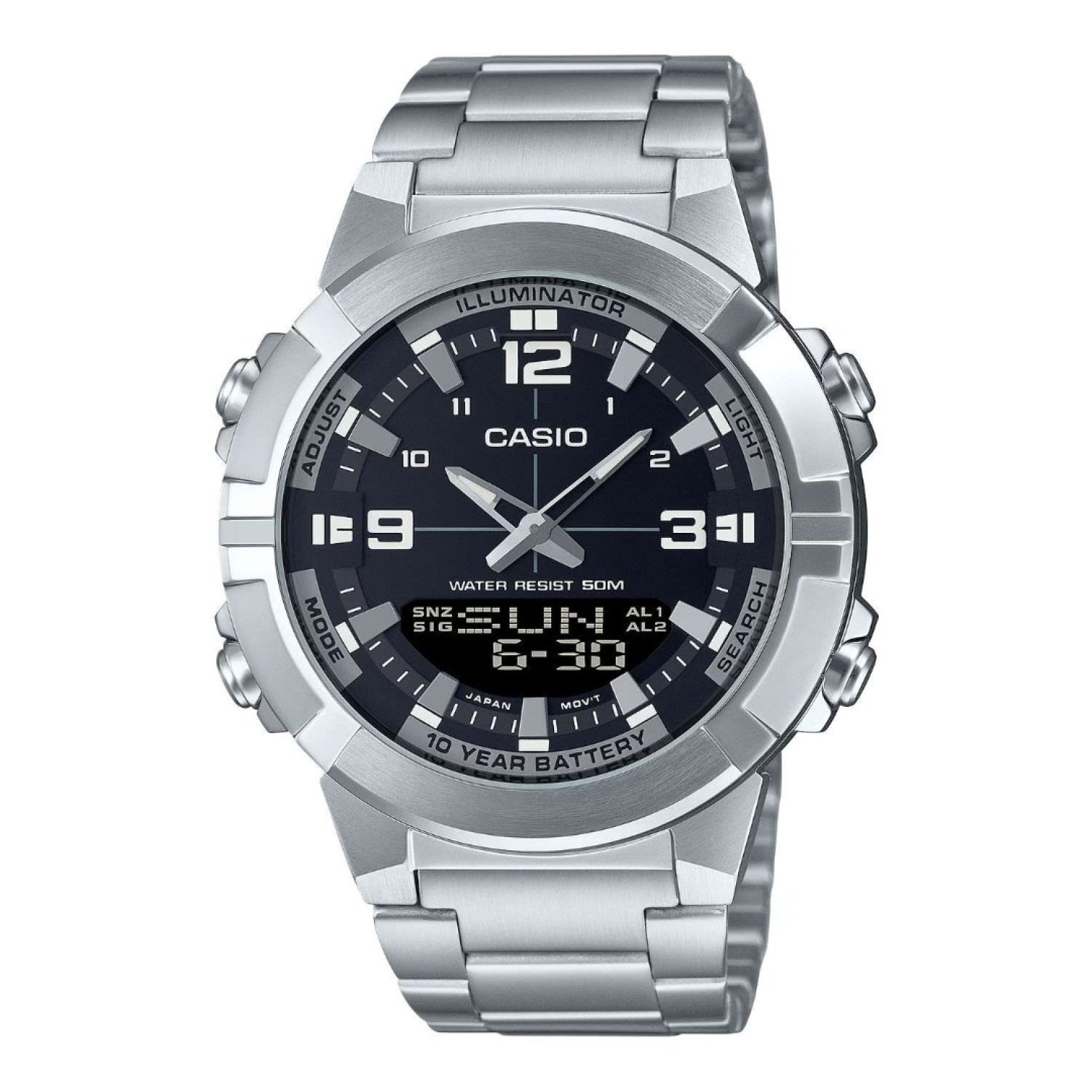 AMW870D-1A Casio Analogue Digital Watch – Casio New Zealand and Auckland - Free Delivery - Afterpay, Laybuy and Zip the easy way to pay - Cheap Casio Watches Auckland AMW870D-1A Casio Analogue Digital Watch by Casio