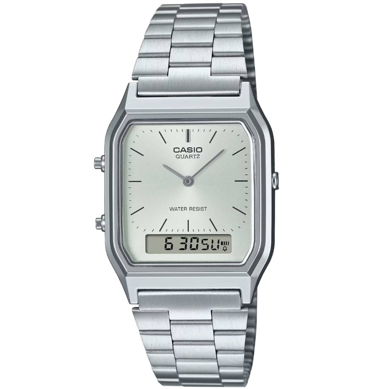 AQ230A-7A Casio Analogue Digital Watch – Casio New Zealand and Auckland AQ230A-7A Casio Analogue Digital Watch by Casio New Zealand and Auckland | Dual Time with white dial