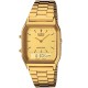 Christies Jewellery - AQ230GA-9D Casio Vintage Series Watch Auckland NZ AQ230GA-9D Casio Vintage Series Watch AQ-230GA-9D | Gold plated casing, analogue and digital display.