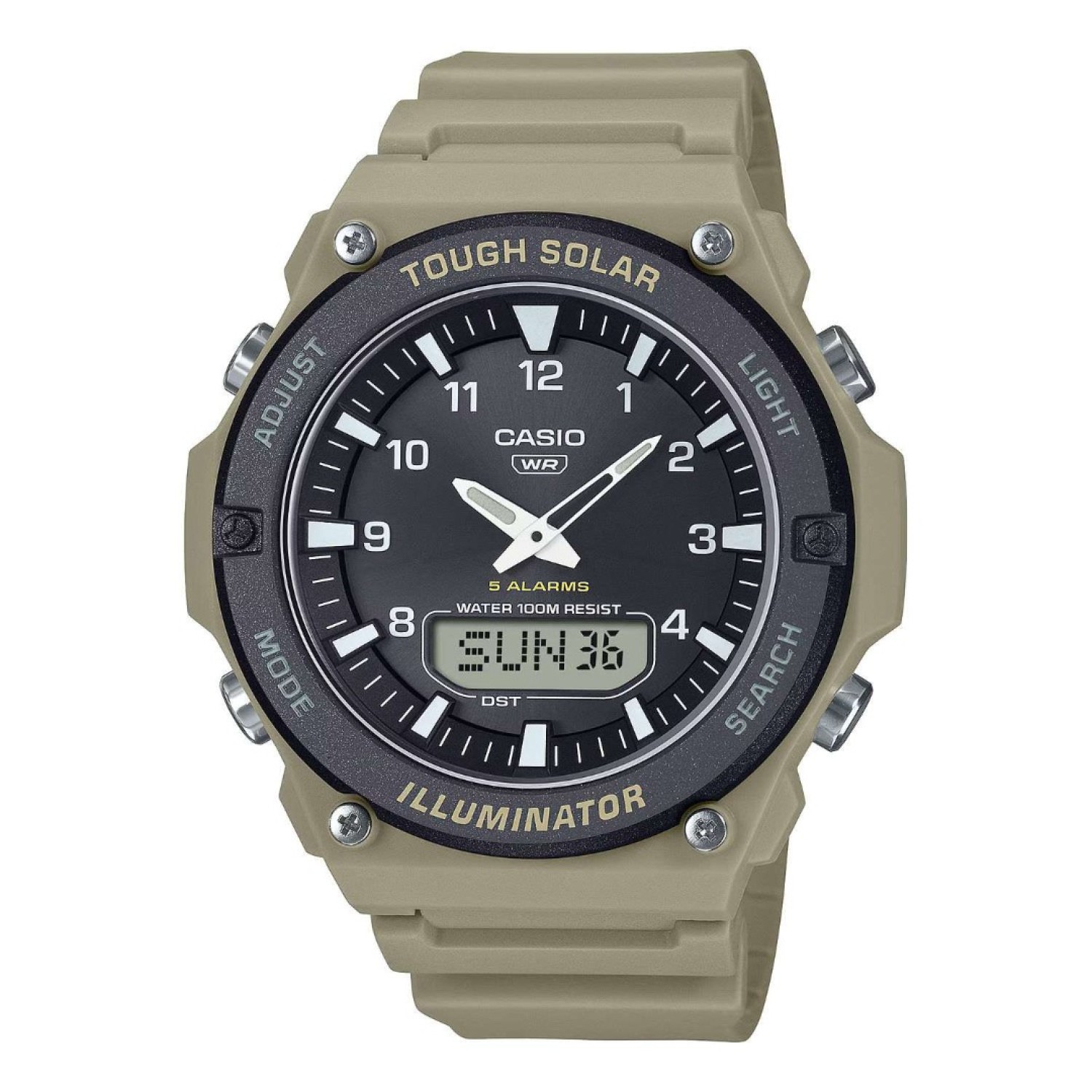 AQS820W-5A Casio Solar Digital Watch – Casio New Zealand and Auckland - Free Delivery - Afterpay, Laybuy and Zip the easy way to pay - Cheap Casio Watches Auckland AQS820W-5A Casio Solar Digital Watch by Casio