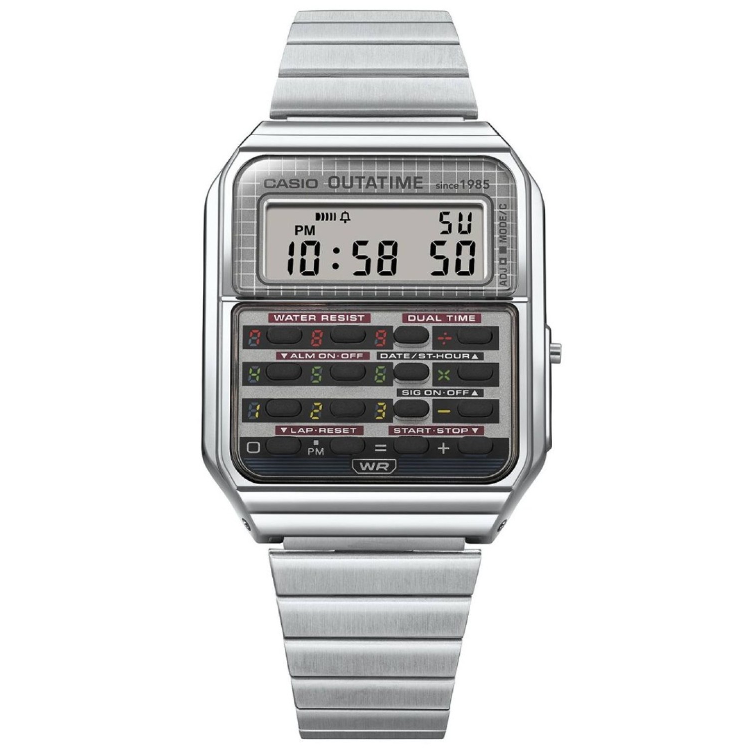 Casio CA500WEBF-1A Vintage Calculator Watch – Back to the Future Edition | Free NZ Delivery | Afterpay and Zip Available Casio CA500WEBF-1A Vintage Calculator Watch – Back to the Future Limited Edition