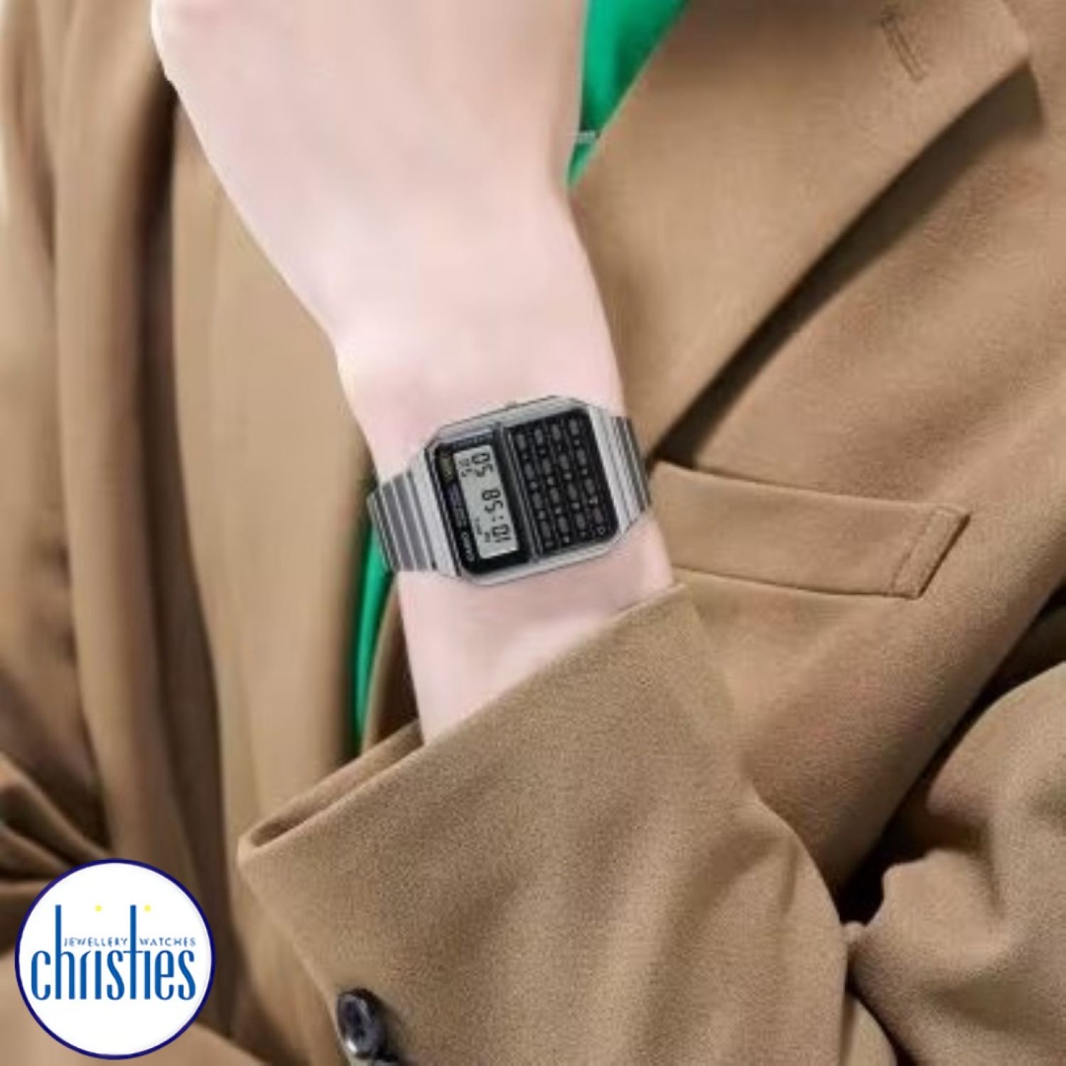 Christies Jewellery - CA500WE-1A Casio Vintage Calculator Watch Watches Auckland NZ CA500WE-1A Casio Vintage Calculator Watch CA-500WE-1A Casio New Zealand and Auckland - Free Delivery - Afterpay, Laybuy and Zip the easy way to pay - Cheap Casio Watches Auckland