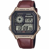 Casio AE1200WHL-5A – Retro Heritage Leather Strap Watch